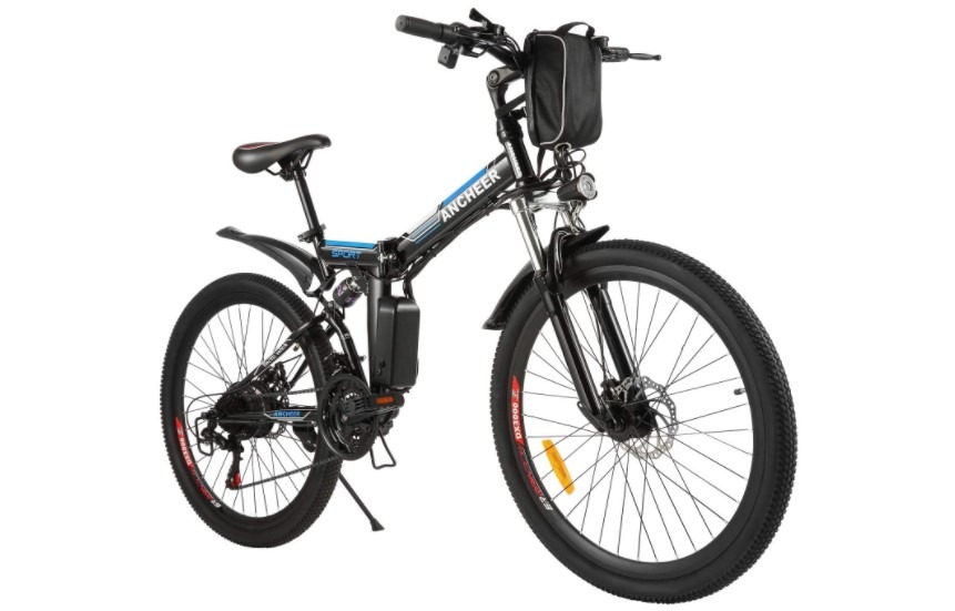 Ancheer Folding Electric Mountain Bike