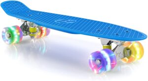 Merkapa Skateboard with Colorful LED Light