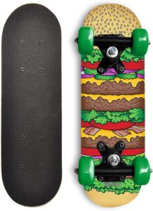 Rude Boyz Mini Wooden Cruiser Graphic Beginner Kids Skateboard