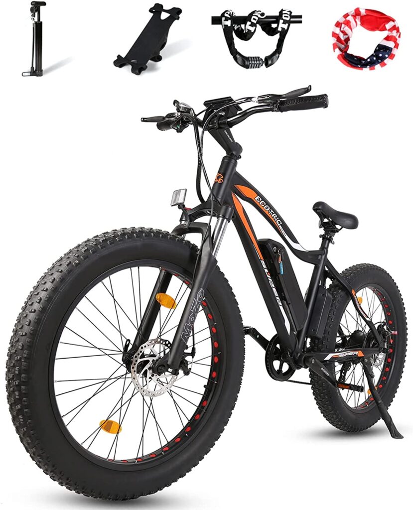 ECOTRIC Electric Bike Fat Tire Adults